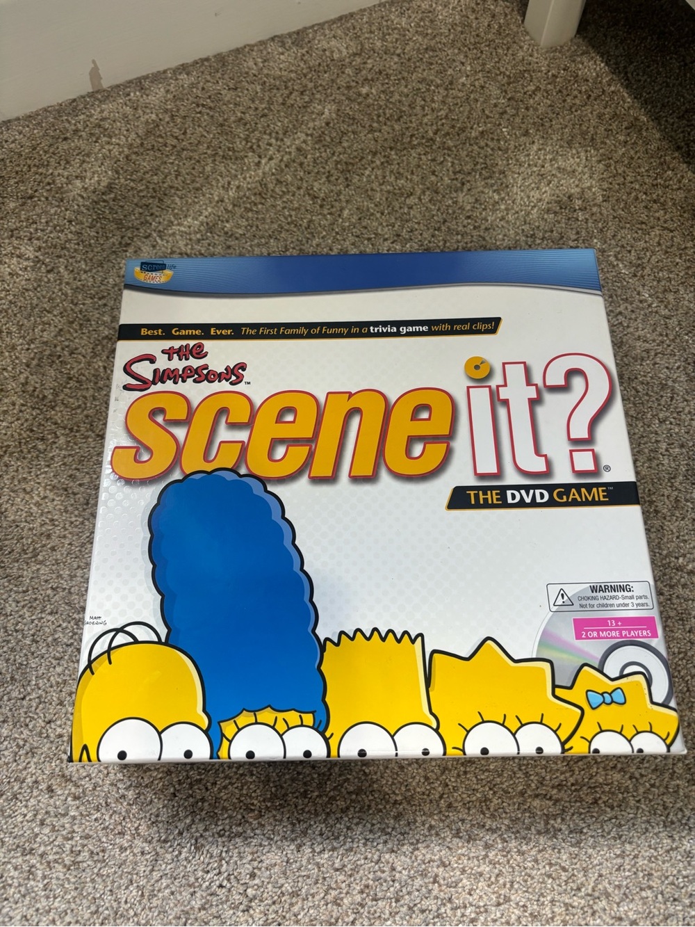 The Simpsons Scene It Deluxe Edition DVD Trivia Game board game family game